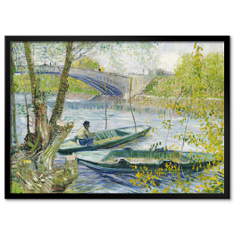 Plakat w ramie Vincent van Gogh Wędkowanie wiosną. Reprodukcja