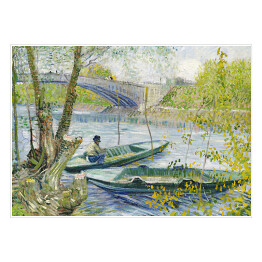 Plakat Vincent van Gogh Wędkowanie wiosną. Reprodukcja