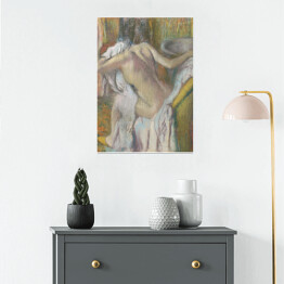 Plakat Edgar Degas "Kobieta po kąpieli" - reprodukcja