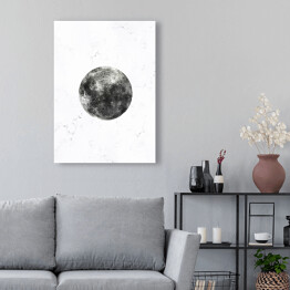 Obraz na płótnie Szare planety - Księżyc