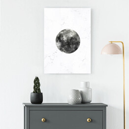Obraz na płótnie Szare planety - Księżyc
