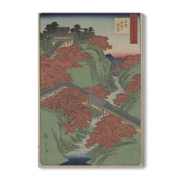 Obraz na płótnie Utugawa Hiroshige Kyōto tōfukuji tsūtenkyō. Reprodukcja obrazu
