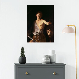 Plakat Caravaggio "David with the Head of Goliath"