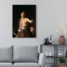 Obraz na płótnie Caravaggio "David with the Head of Goliath"
