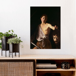 Plakat samoprzylepny Caravaggio "David with the Head of Goliath"