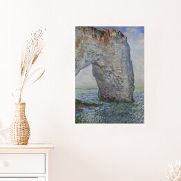 Plakat samoprzylepny Claude Monet "Manneporte w pobliżu Etretat" - reprodukcja