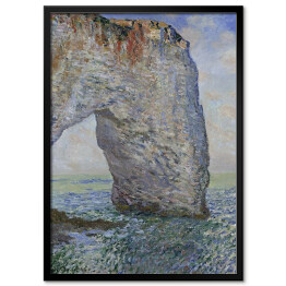 Plakat w ramie Claude Monet "Manneporte w pobliżu Etretat" - reprodukcja