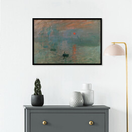 Plakat w ramie Claude Monet "Wschód słońca" - reprodukcja