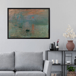 Obraz w ramie Claude Monet "Wschód słońca" - reprodukcja