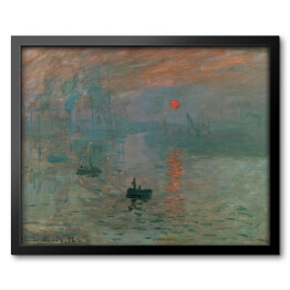 Obraz w ramie Claude Monet "Wschód słońca" - reprodukcja