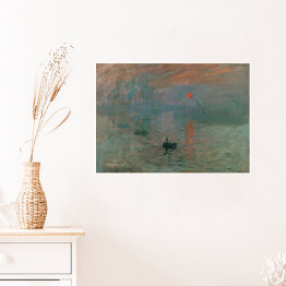 Plakat Claude Monet "Wschód słońca" - reprodukcja