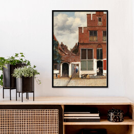 Plakat w ramie Jan Vermeer Uliczka Reprodukcja