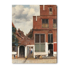 Obraz na płótnie Jan Vermeer Uliczka Reprodukcja