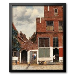 Obraz w ramie Jan Vermeer Uliczka Reprodukcja