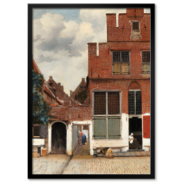 Plakat w ramie Jan Vermeer Uliczka Reprodukcja