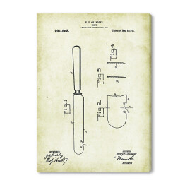 Obraz na płótnie H. E. Chandler - patenty na rycinach vintage