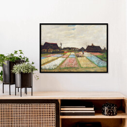 Plakat w ramie Vincent van Gogh Klomby w Holandii. Reprodukcja