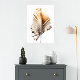 Plakat Złoty liść palmowy