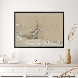Obraz w ramie Winslow Homer Looking Out Reprodukcja