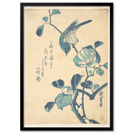 Obraz klasyczny Utugawa Hiroshige Camellia and Bird. Reprodukcja