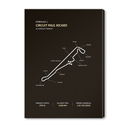 Obraz na płótnie Circuit Paul Ricard - Tory wyścigowe Formuły 1