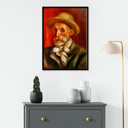 Plakat w ramie Auguste Renoir "Autoportret" - reprodukcja