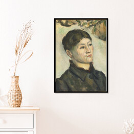 Plakat w ramie Paul Cezanne "Portret Pani Cezanne" - reprodukcja