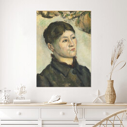 Plakat Paul Cezanne "Portret Pani Cezanne" - reprodukcja