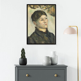 Plakat w ramie Paul Cezanne "Portret Pani Cezanne" - reprodukcja
