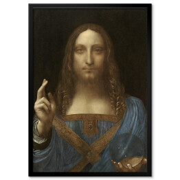Obraz klasyczny Leonardo da Vinci "Zbawiciel świata" - reprodukcja