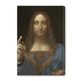 Leonardo da Vinci "Zbawiciel świata" - reprodukcja