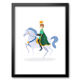 Bajkowy książę na koniu