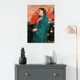 Plakat Young Woman with Ibis Edgar Degas. Reprodukcja obrazu
