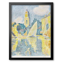 Obraz w ramie Paul Signac Port, Saint–Tropez. Reprodukcja obrazu