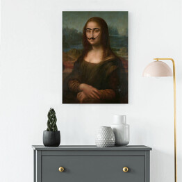 Obraz klasyczny Mona Lisa z wąsami