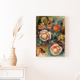 Obraz na płótnie Auguste Renoir "Bukiet róż" - reprodukcja