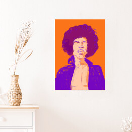 Plakat samoprzylepny Znani muzycy - Jimi Hendrix