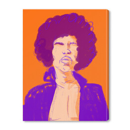 Obraz na płótnie Znani muzycy - Jimi Hendrix
