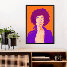 Obraz w ramie Znani muzycy - Jimi Hendrix