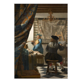 Jan Vermeer "Sztuka malowania" - reprodukcja