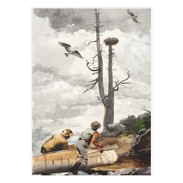 Plakat samoprzylepny Winslow Homer Orle gniazdo Reprodukcja