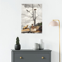 Plakat samoprzylepny Winslow Homer Orle gniazdo Reprodukcja
