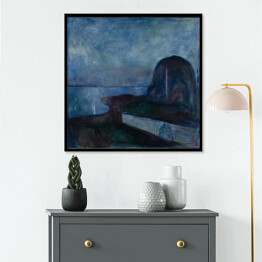 Plakat w ramie Edvard Munch Starry Night Reprodukcja obrazu