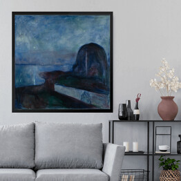 Obraz w ramie Edvard Munch Starry Night Reprodukcja obrazu