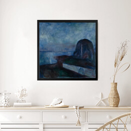 Obraz w ramie Edvard Munch Starry Night Reprodukcja obrazu