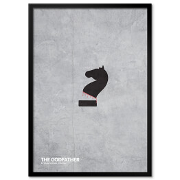 Obraz klasyczny "The Godfather" - minimalistyczna kolekcja filmowa