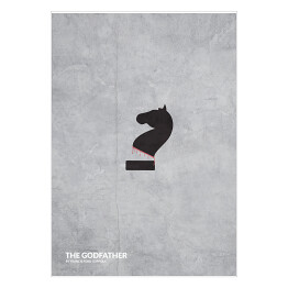 Plakat "The Godfather" - minimalistyczna kolekcja filmowa