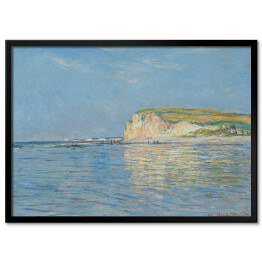 Plakat w ramie Claude Monet Niski przypływ w Pourville, niedaleko Dieppe Reprodukcja obrazu