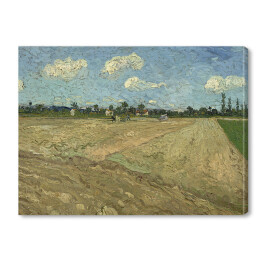 Obraz na płótnie Vincent van Gogh Geploegde akkers. Reprodukcja