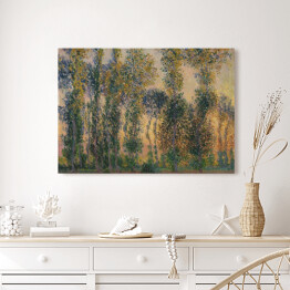 Obraz klasyczny Claude Monet Topole w Giverny Wschód słońca Reprodukcja obrazu